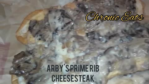 Arby's prime rib cheesesteak