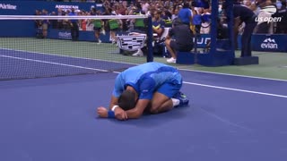 Novak Djokovic wins the U.S. Open men's singles final and his 24th grand slam title.