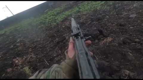 Footage of the assault on russian positions by fighters of the Armed Forces of Ukraine