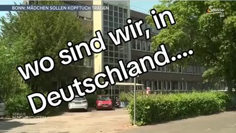 Verschleierung der Mädchen an BRD Schulen geht los👇🏻👇🏻