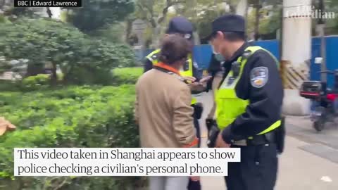 China_ police crackdown on anti-lockdown protests