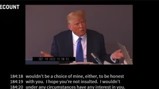 Leaked Trump Deposition Sets Internet On Fire (VIDEO)