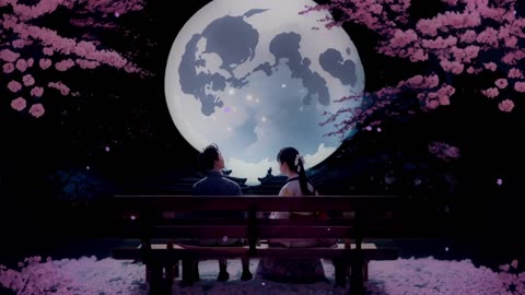 Love's Eternal Whisper: A Couple's Serenade Under the Cherry Blossoms | Soulmate | Relax | Sleep
