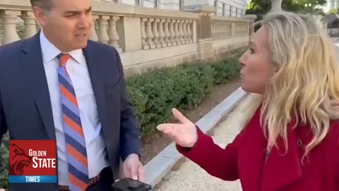 CNN Jim Acosta sets a trap for MTG backfires immediately