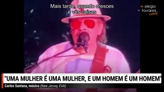 Carlos Santana levantou a voz contra a 'agenda transgénero' que os governos globalistas estão a tentar impor aos jovens e crianças, que os torna estéreis para sempre.