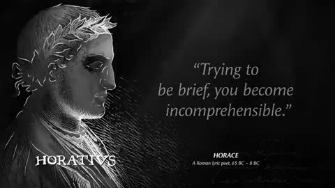 Horace's Quotes which are better known in youth to not to Regret in Old Age