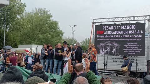 Pesaro, manifestazione del 1° maggio 2023 contro il Biolab - Intervento di F. Fracassi - 2 Parte