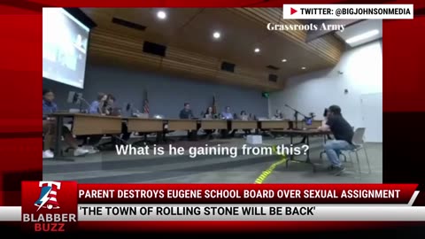 Parent Destroys Eugene School Board Over Sexual Assignment