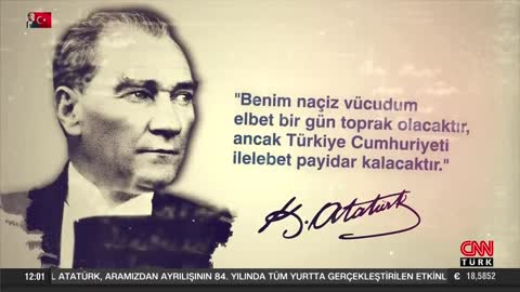 CNN Türk canlı yayında duygulandıran "Atatürk" şiiri...