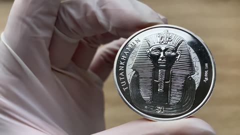 King Tutankhamun Republic of Sierra Leone Silver 2023 1 oz Coin (Reverse Frosted)