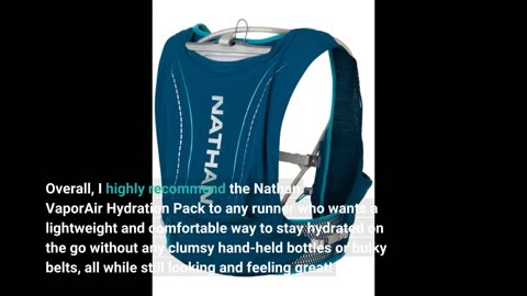Buyer Reviews: Nathan VaporAir Hydration Pack Running Vest w 2L Hydration Bladder Reservoir, M...