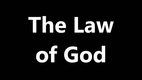 Godliness | The Law of God - RGW Seedtime and Harvest Teaching