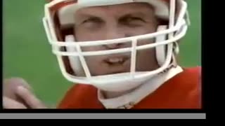 Sega NFL 95 football commercial with Joe Montana