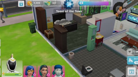 The Sims Mobile - Bonus Sweet Treat Showdown: Go Glamourous Grand Prize won, Inventory some update, Preview new colors