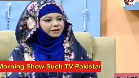 Rj Haya Khan Guest in Morning Show Part 01 Such TV Pakistan