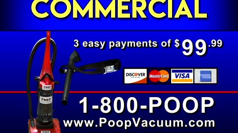 Hilarious Commercial "Poop Vacuum" by Spoof Troupe