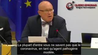Le Dr David Martin, au Parlement européen, explique la fraude COVID, avec les dates et les brevets.