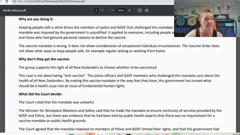 IJWT - 25 Feb 2022 - Justice Francis Cooke rules Mandate for Police and NZDF unlawful!