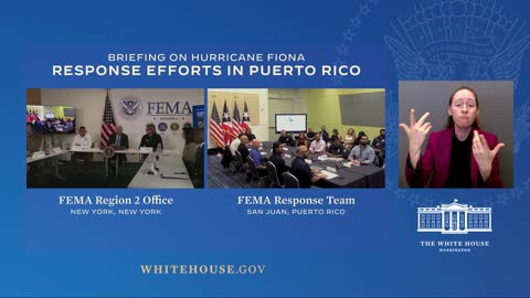 Biden updates on Hurricane Fiona's impact on Puerto Rico