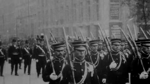 Funeral Of The Last Surviving Veteran Of The War Of 1812 (1905 Original Black & White Film)