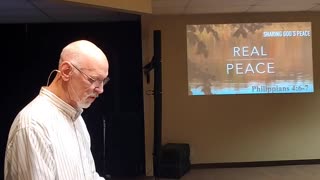 Real Peace Pt 4 Making Peace with God 11 06 2022