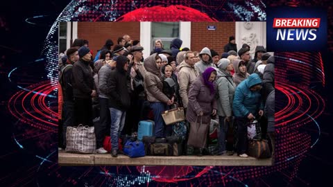 Thousands of civilians flocked to the train station.