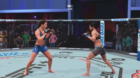 EA Sports UFC 5 Miesha Tate Vs Cynthia Calvillo