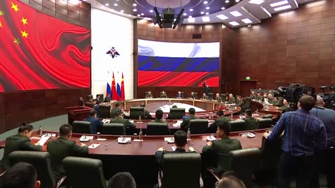 Russian and Chinese defence ministers hold talks in Moscow