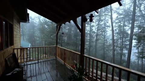 8 Hour Thunderstorm From Your Front Porch