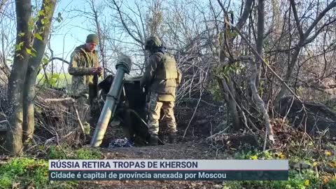 Rússia ordena retirada das tropas de Kherson | SBT Brasil (09/11/22)