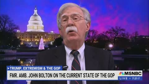 What: John Bolton Literally Claims No Such Thing as a Trump Movement