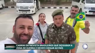 Cabrini entrevista repatriado - Hasan Rebee não é brasileiro legítimo. Fiquem de olho!