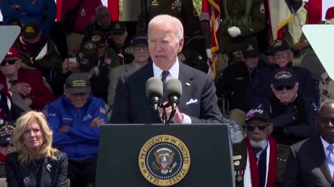 In D-Day speech, Biden says U.S. won't abandon Ukraine