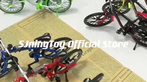 1:10 Model Alloy Mountain Bicycle Diecast Metal Bend Road Fold Racing