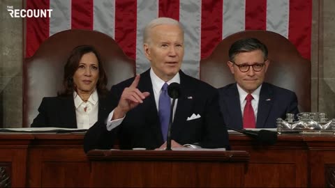 Angry Protestor interrupts Joe Biden's SOTU address