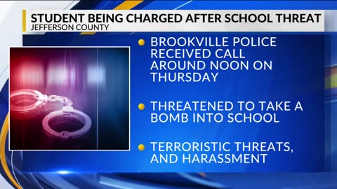 Student charged after threat to blow up Jefferson County school