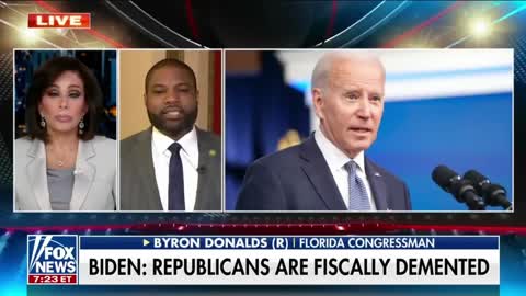 Congressman Donalds Reacts to President Biden's Comment on Republicans being fiscally demented