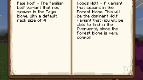 Introducing the Woods Wolf! The Dominant Variant in the Forest Biome