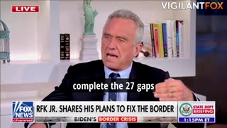 RFK Jr. Reveals “Insane” Border Stats