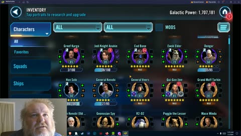 Star Wars Galaxy of Heroes Original F2P account Weekly update 2