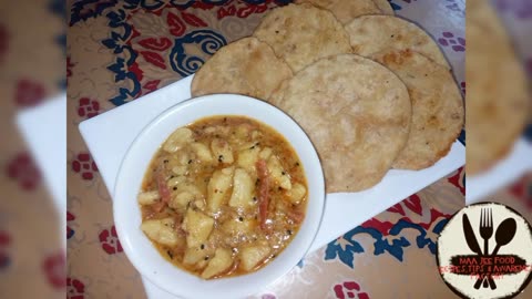 Aloo tarkari with daal kachori recipe