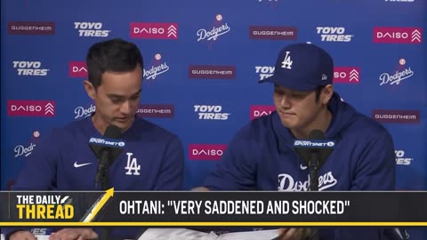 Shohei Ohtani says he's never bet on baseball or other sports