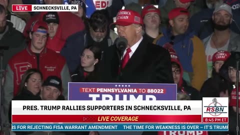 Trump descends into utter confusion at his OWN rally