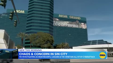 Las Vegas struggles to get back online after cyber attack | GMA