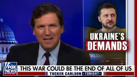 “Up Yours, Buddy!”: Tucker Snaps on Zelensky, Tells Him to Take His Demands Elsewhere