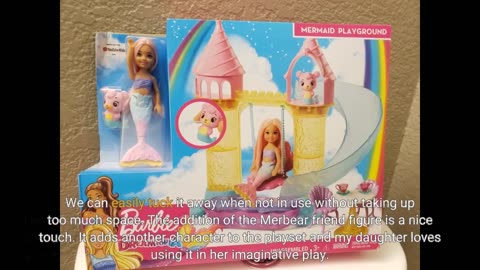 Skim Reviews: Barbie Dreamtopia Mermaid Playground Playset, with Chelsea Mermaid Doll, Merbear...