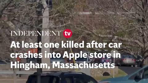 At least one killed after car crashes into Apple store in Hingham, Massachusetts