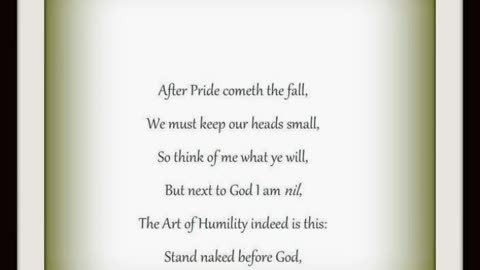 The Art of Humility