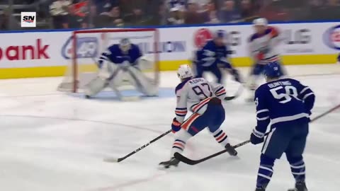 Oilers - Maple Leafs 311 NHL Highlights 2023 Connor McDavid Auston Matthews