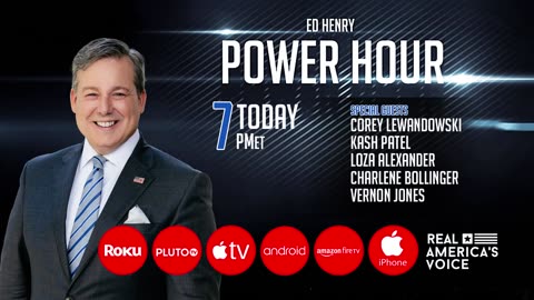 Join Ed Henry for our Special 'Power Hour' segment tonight & tomorrow night at 7PM EST.